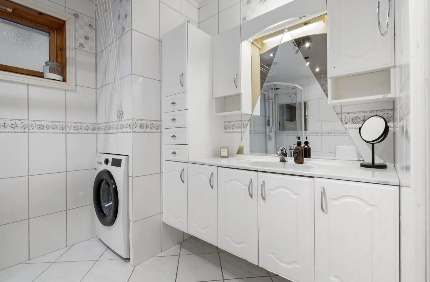 Baño con lavarropas
