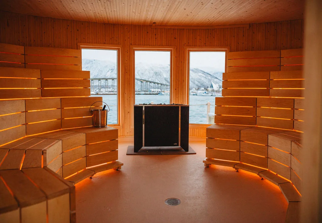 Sauna flotante en Tromsø